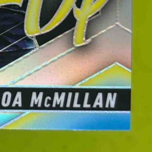 2025 Panini Mosaic Tetairoa McMillan Light it Up Silver #24 RC Carolina Panthers