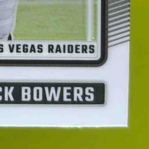 2024 Panini Donruss Optic Brock Bowers #215 Rated Rookie Las Vegas Raiders
