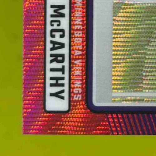 2024 Donruss J.J. McCarthy Optic Rated Rookie Preview Red Wave #303 Vikings