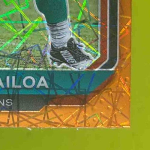 2020 Panini Prizm Tua Tagovailoa Lazer #339 RC Miami Dolphins