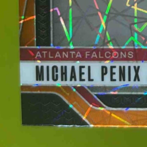 2024 Panini Prizm Michael Penix Jr. Lazer #378 RC Atlanta Falcons