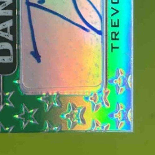 2021 Leaf Metal Draft Trevor Lawrence Armed & Dangerous Auto Green /10 RC Tigers