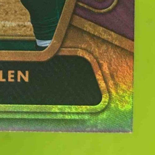 2024 Panini Gold Standard Braelon Allen Auto Rose 7/24 #166 RC New York Jets