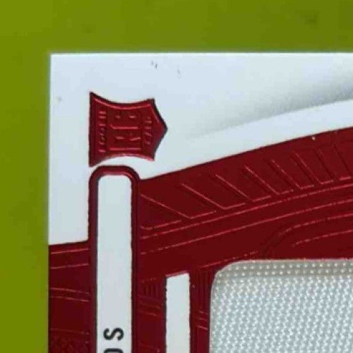 2024 Panini Flawless Audric Estime Rookie Patch Auto Ruby 115 #17 MEM RCBroncos