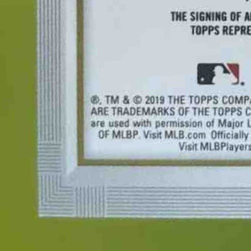 2019 Topps Gallery Jalen Beeks Auto #22 RC Rays