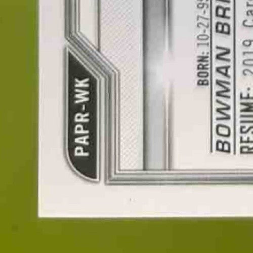 2021 Bowman Will Kincanon Auto #PAPR-WK 1st Prospect Chicago White Sox