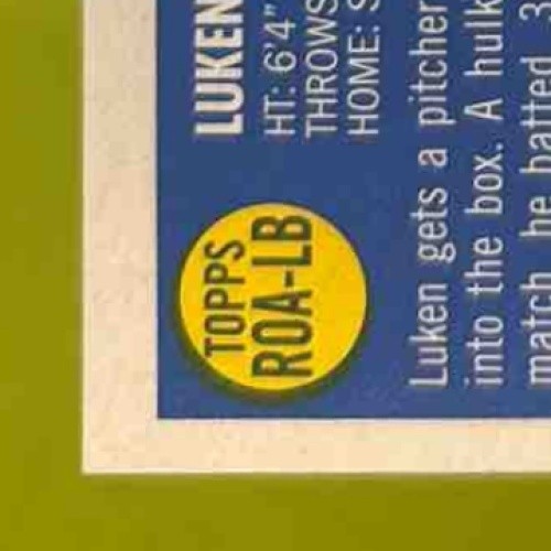 2019 Topps Heritage Minor League Luken Baker Real One Auto #ROA-LB