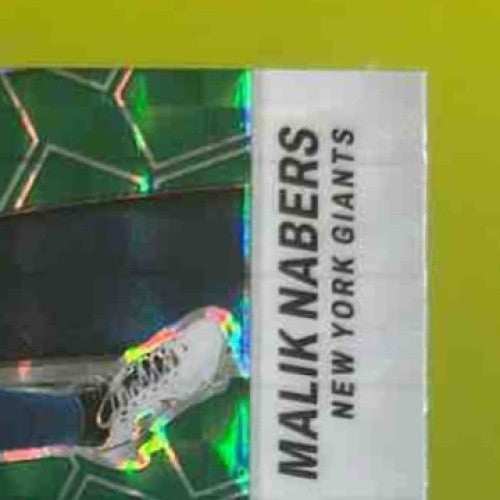 2024 Panini Mosaic Malik Nabers Elevate Green #3 RC New York Giants