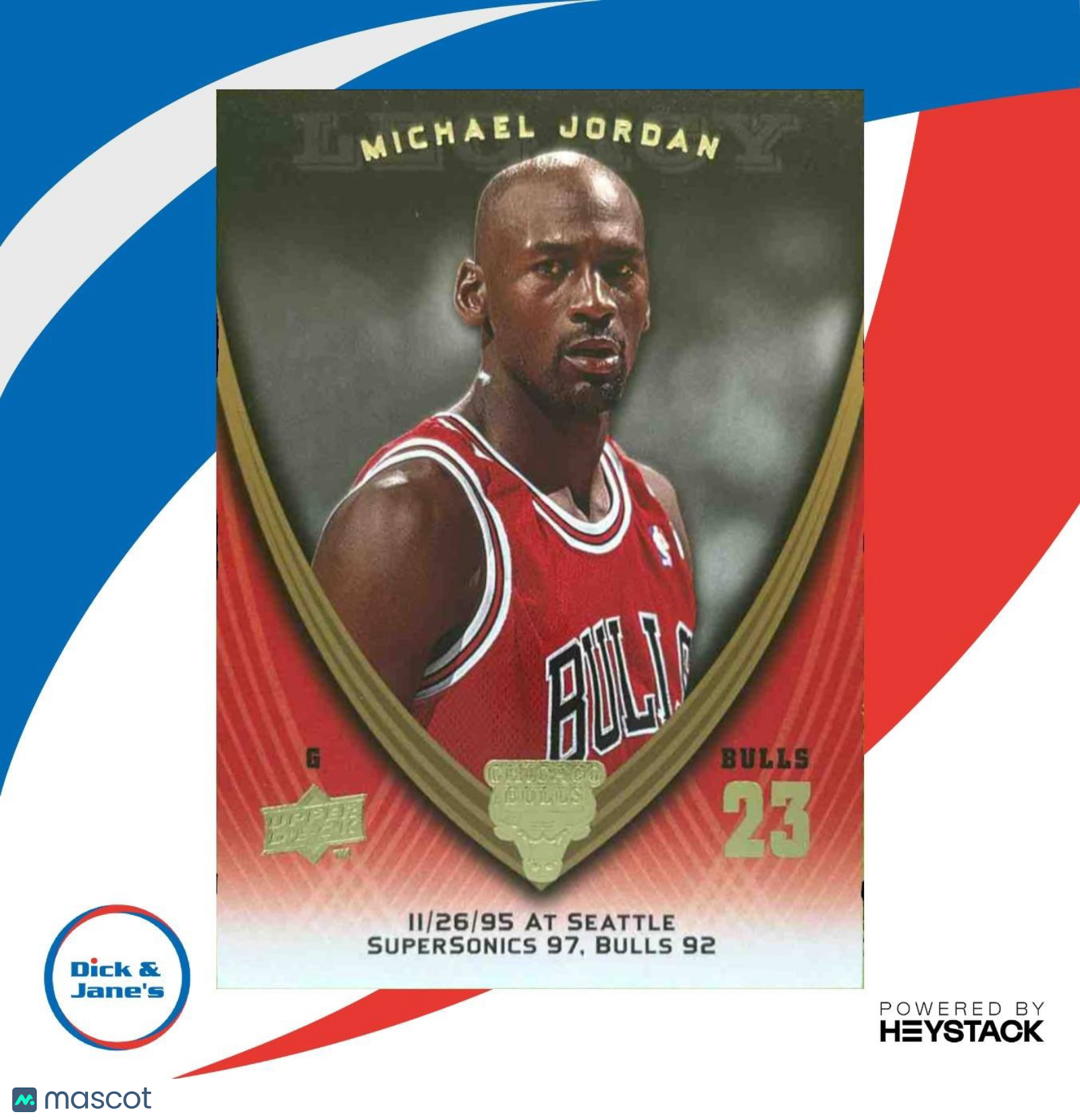 2008-09 Upper Deck Michael Jordan Legacy Collection Game 696 #696 Chicago Bulls