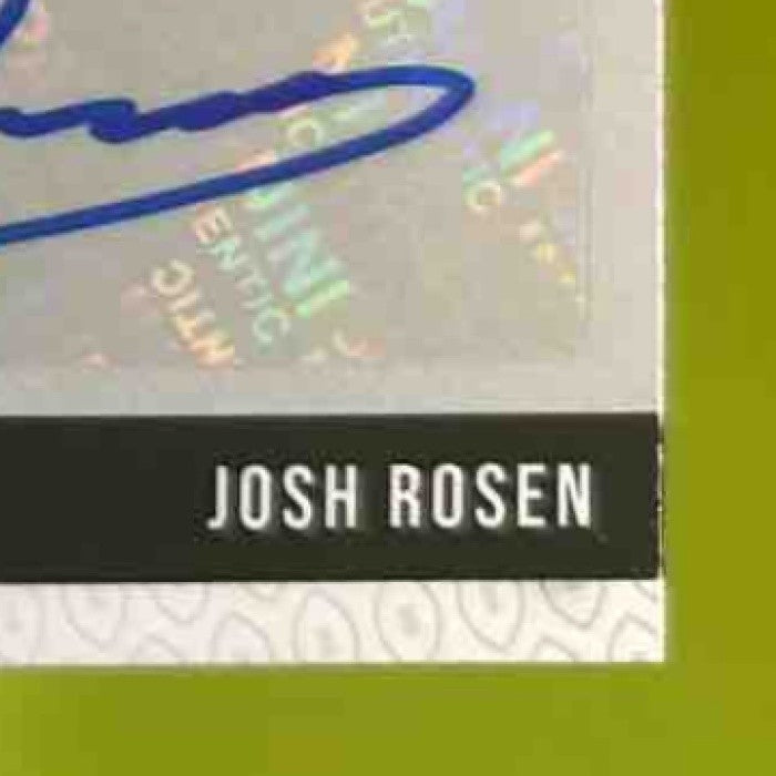 2018 Donruss Josh Rosen Rookie Phenom Jersey Auto Prime /25 #2 RC Cardinals