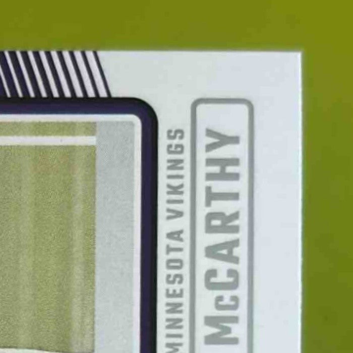 2024 Panini Donruss J.J. McCarthy #303 RC Rated Rookie Minnesota Vikings