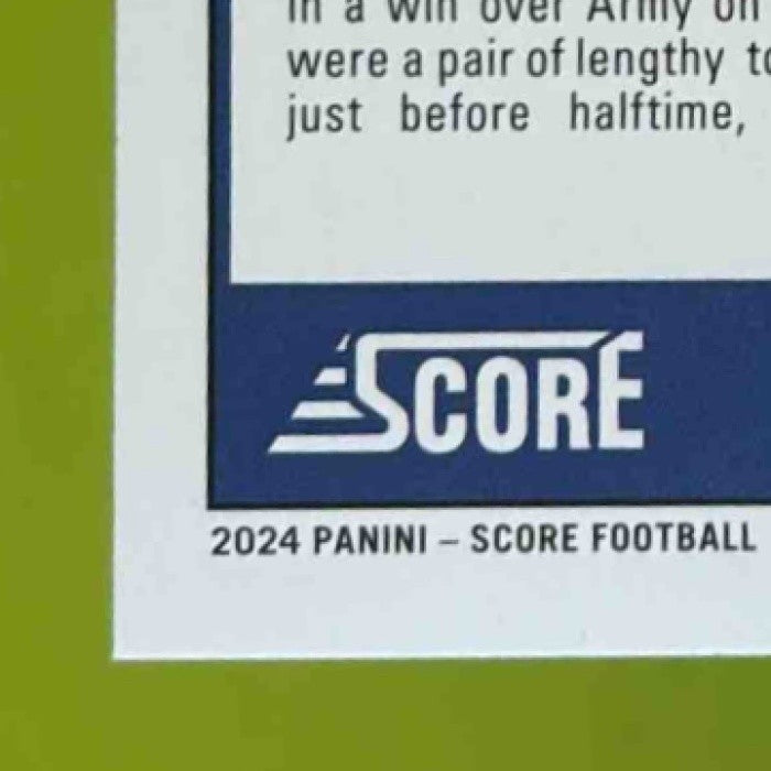 2024 Panini Score Malik Nabers #306 RC New York Giants
