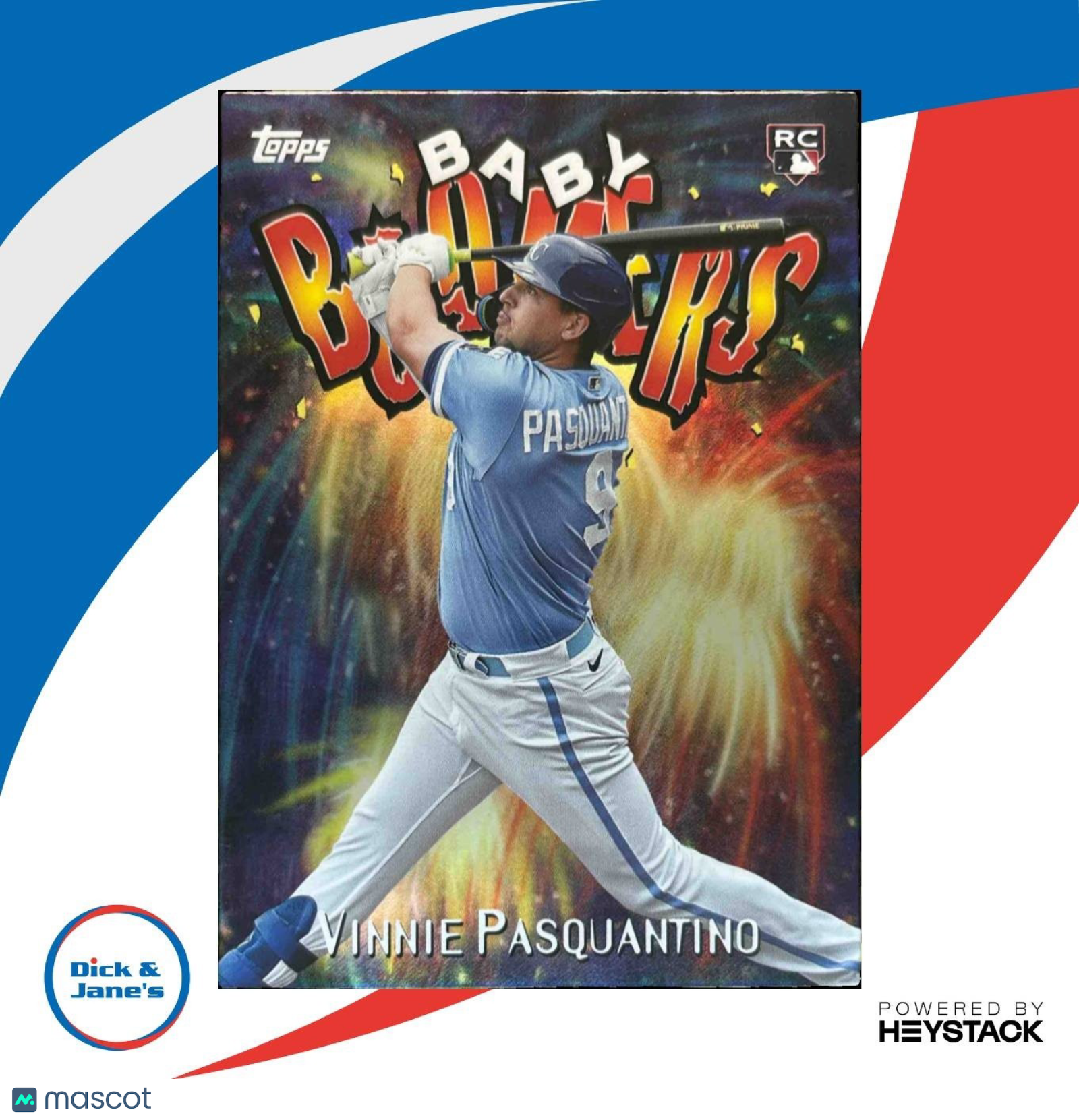 2023 Topps Archives Vinnie Pasquantino 1998 Baby Boomers RC Kansas City Royals