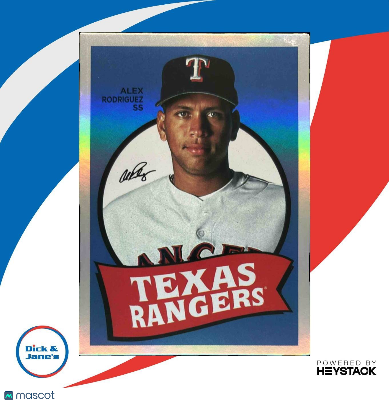 2023 Topps Archives Alex Rodriguez 1969 Single Player Foil #69T-57 Texas Rangers