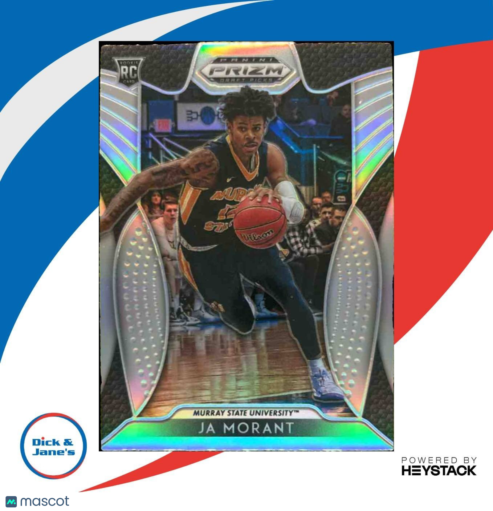 2019-20 Panini Prizm Draft Picks Ja Morant Prizms Silver #2 RC