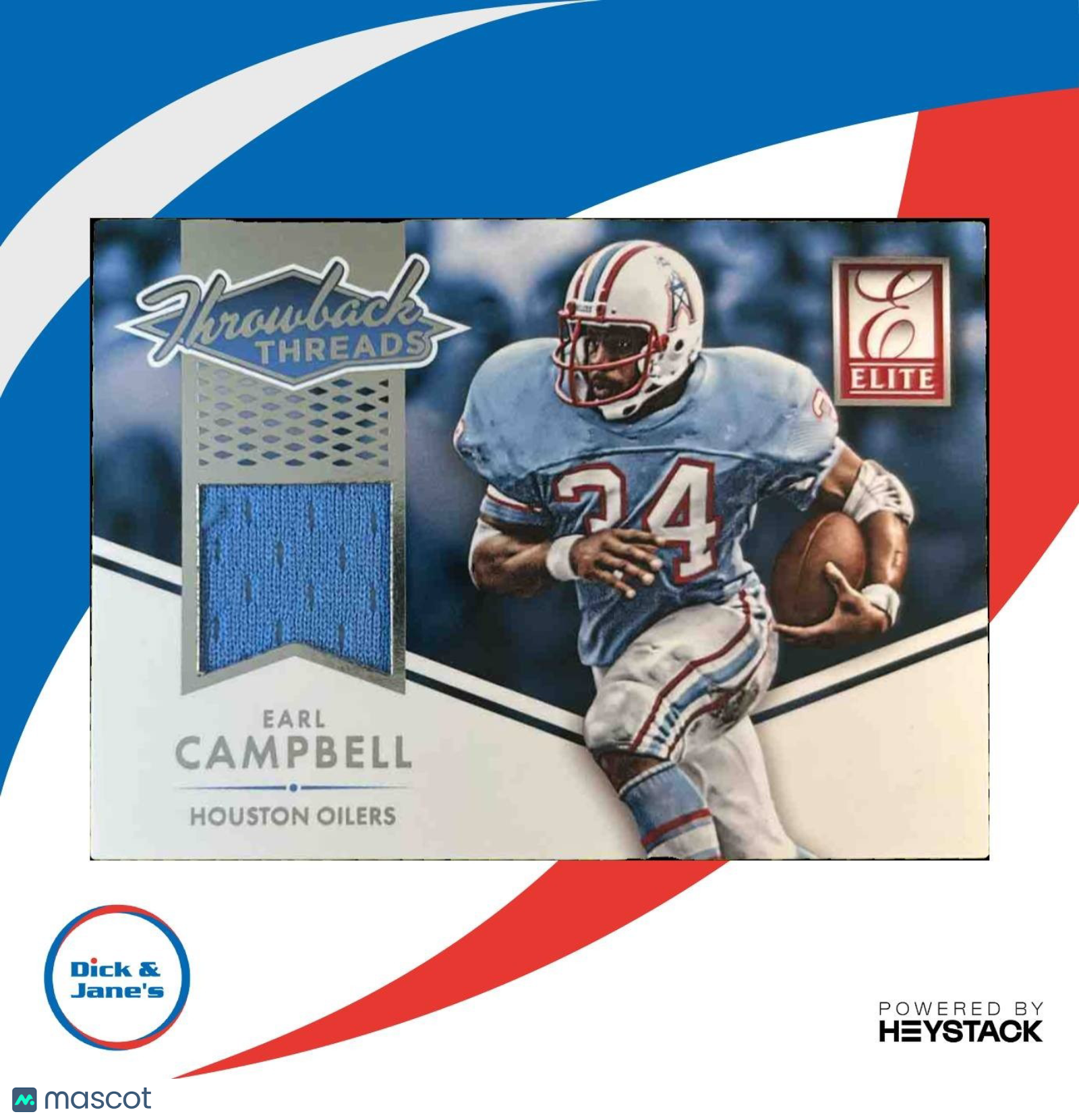2015 Panini Donruss Earl Campbell Throwback Threads #TT-EC