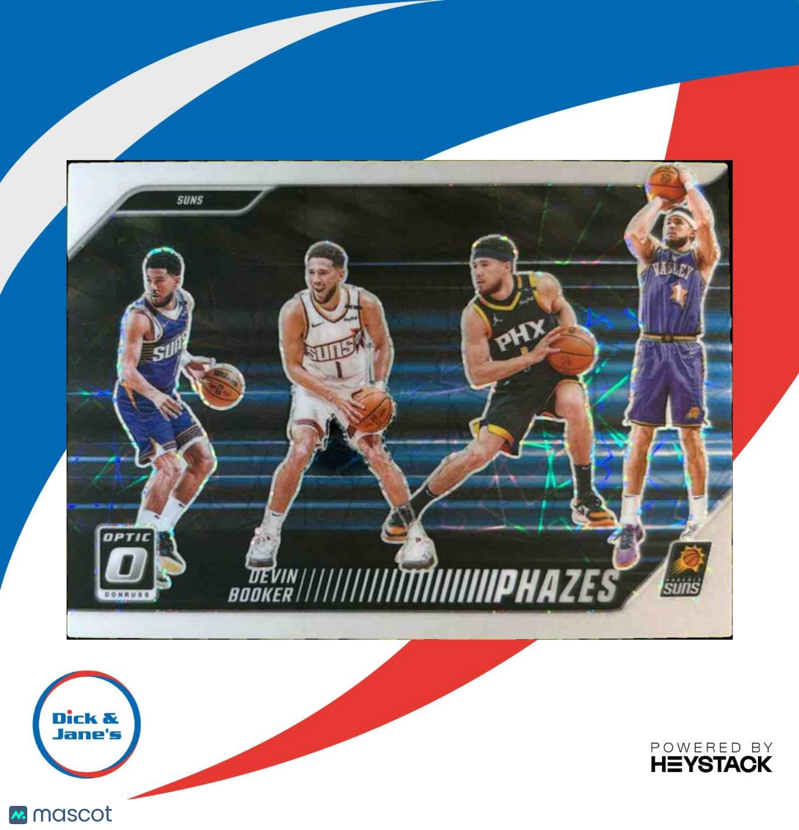 2024-25 Panini Donruss Optic Devin Booker Phazes #20 Phoenix Suns