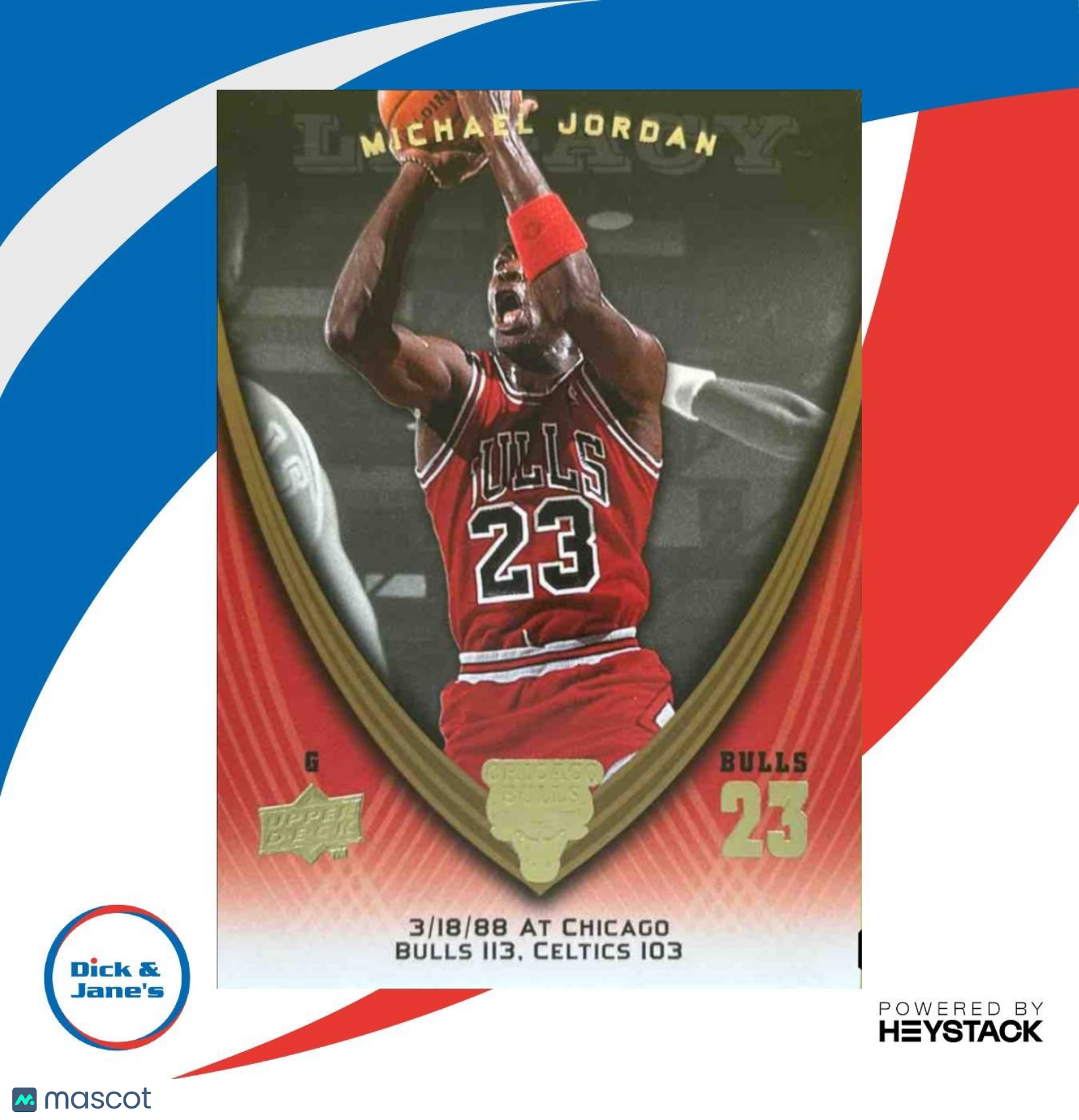 2008-09 Upper Deck Michael Jordan Legacy Collection Game 246 #246 Chicago Bulls