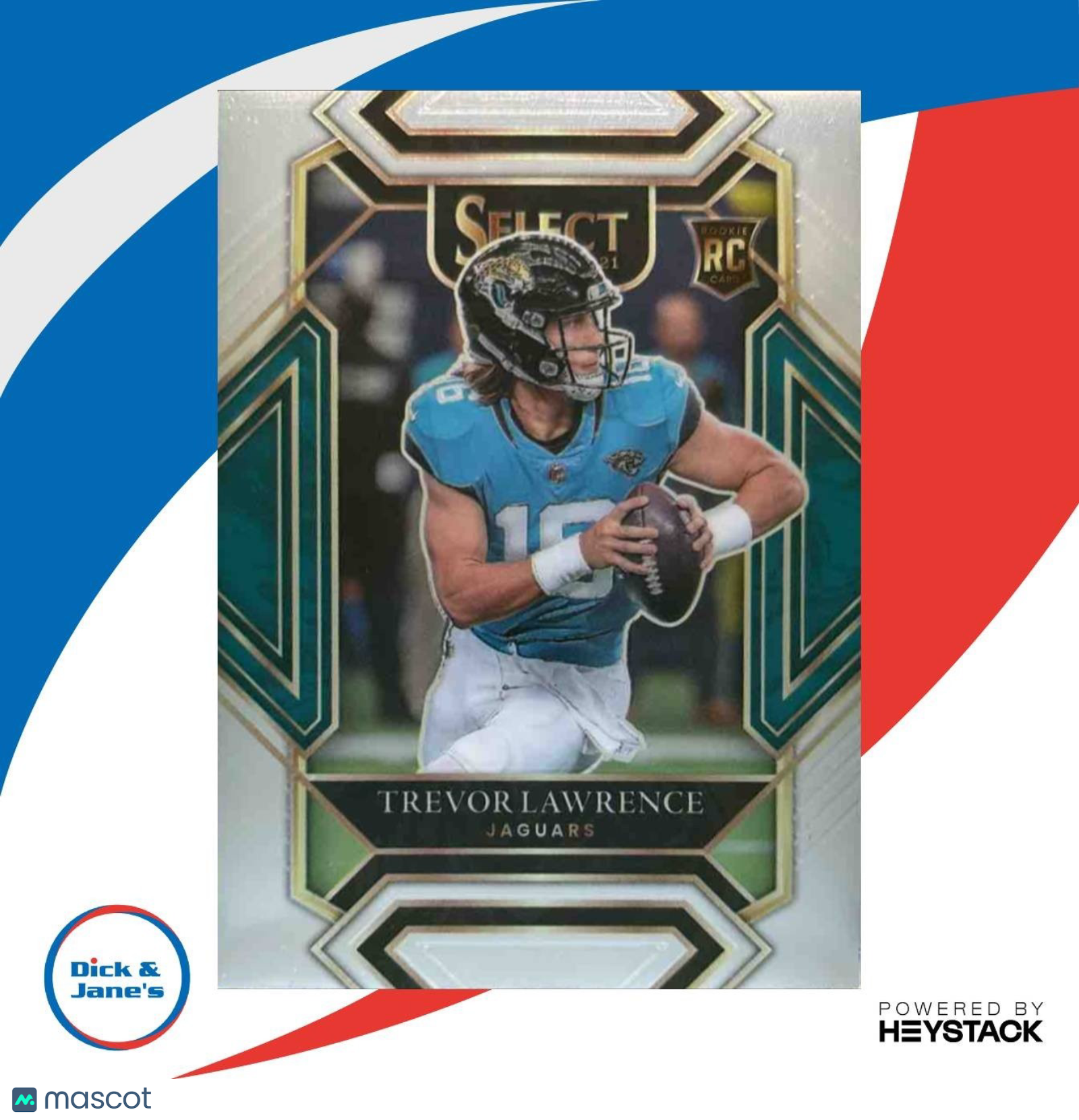 2021 Panini Select Trevor Lawrence #243 Club RC Jacksonville Jaguars