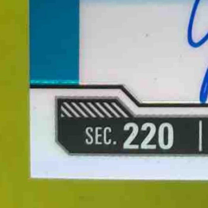 2023 Contenders Optic Jonathan Mingo Teal /99 #119 RPS Auto RC Carolina Panthers