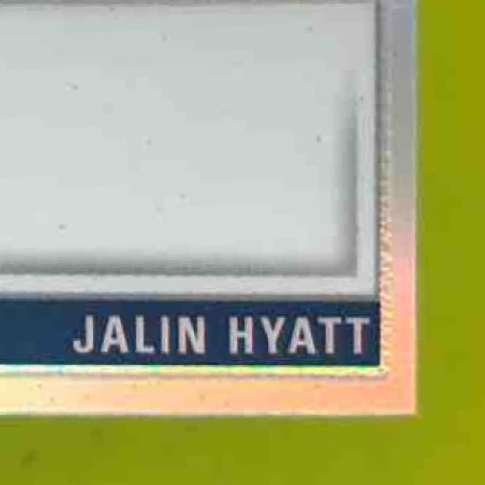 2023 Contenders Optic Jalin Hyatt Rookie Patch Auto /75 MEM RC New York Giants