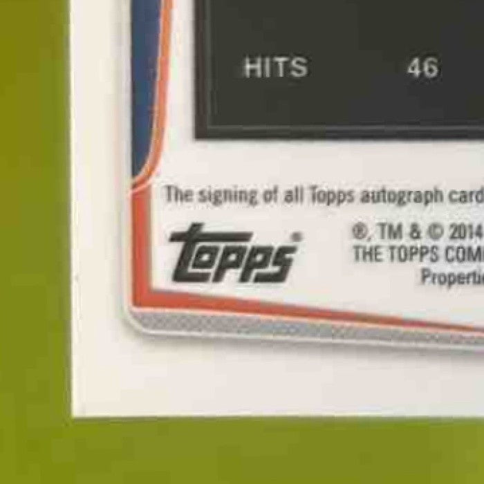2014 Bowman Draft Derek Fisher Chrome Pick Auto Refractor #BCA-DF Houston Astros