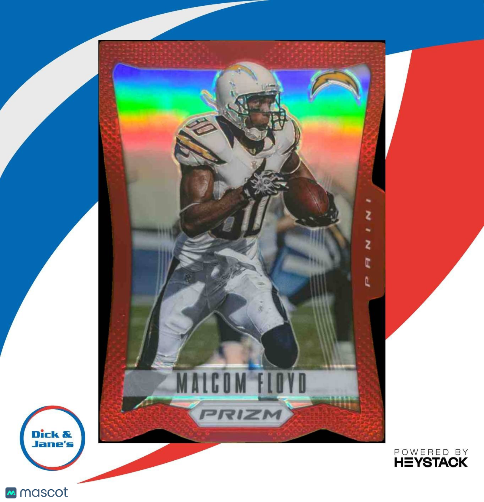 2012 Panini Prizm Malcom Floyd Prizms Red #158 San Diego Chargers