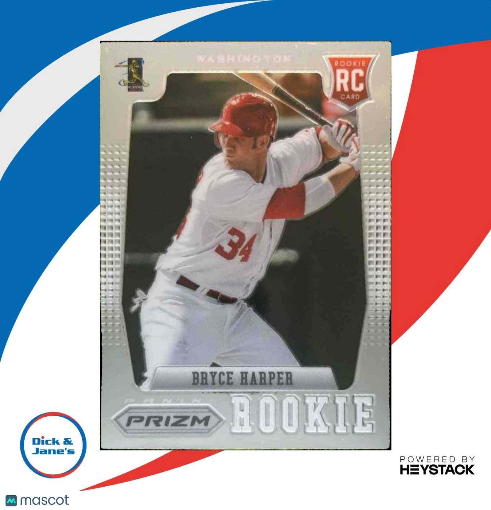 2012 Panini Prizm Bryce Harper #152 RC Washington Nationals