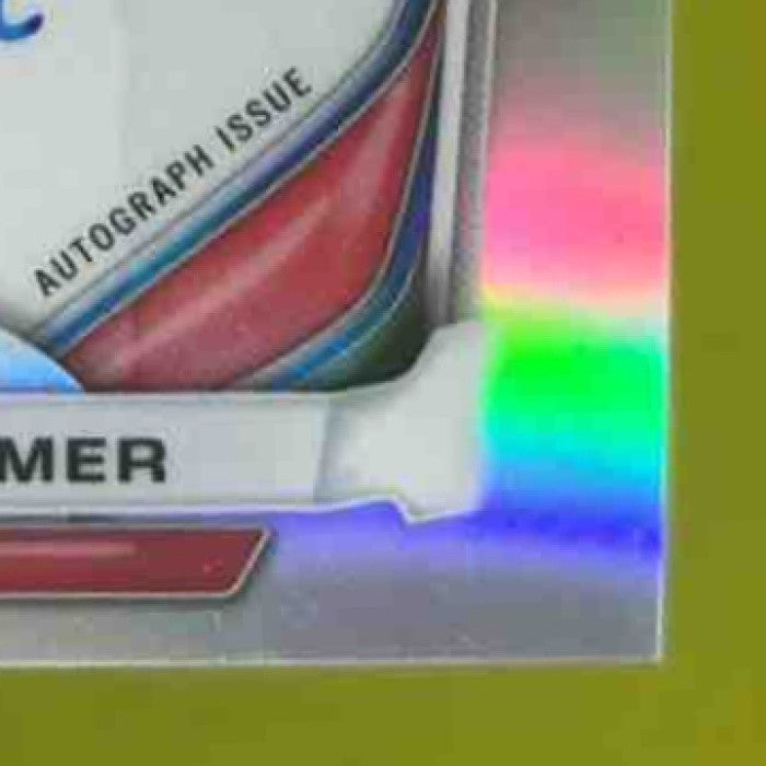 2014 Bowman Draft Bradley Zimmer Chrome Pick Auto Refractor Cleveland Indians