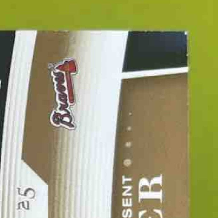 2005 Upper Deck Trilogy Andruw Jones Generations Present Lumber Gold /75 Braves