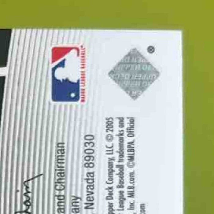 2005 Upper Deck Trilogy Andruw Jones Generations Present Lumber Gold /75 Braves