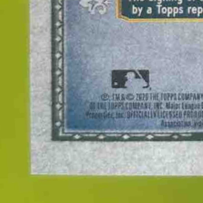 2020 Topps Gypsy Queen A.J. Puk Auto GQ Logo Swap 97/99 RC Oakland Athletics