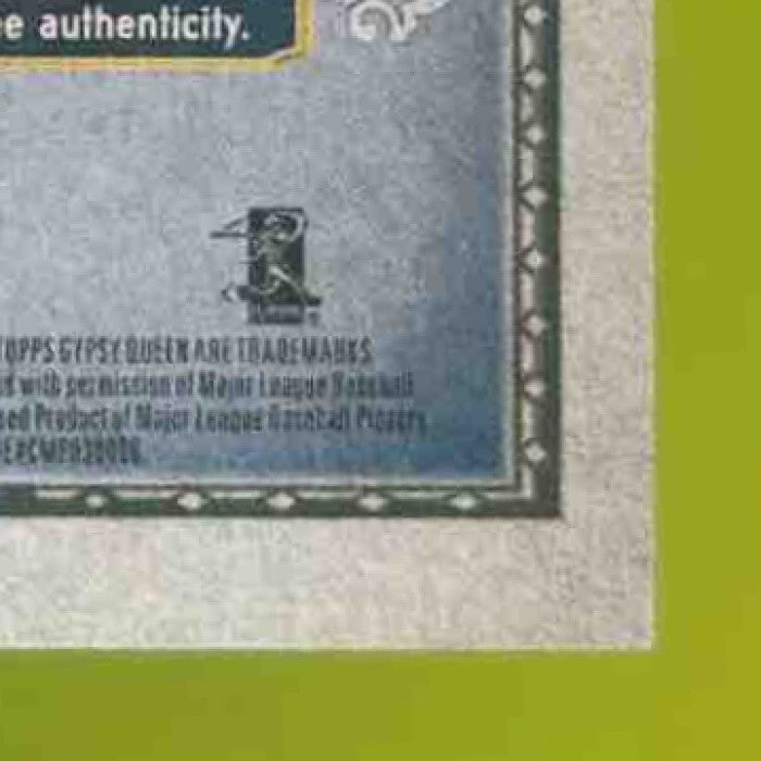 2020 Topps Gypsy Queen A.J. Puk Auto GQ Logo Swap 97/99 RC Oakland Athletics