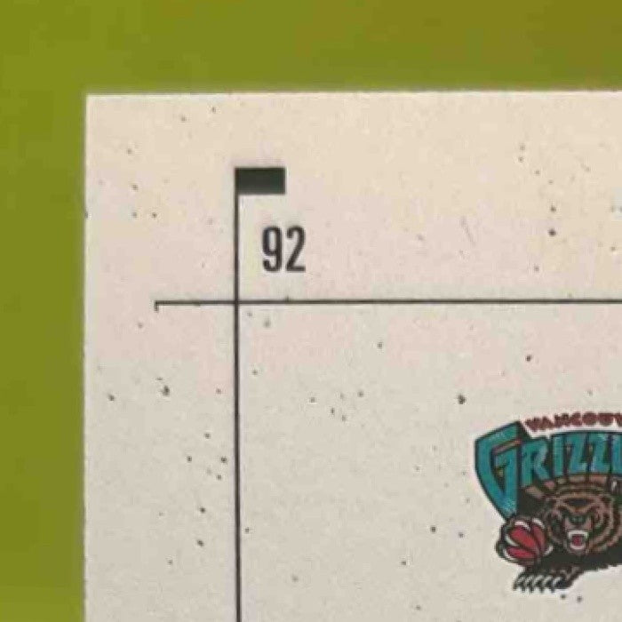 1998-99 SP Authentic Mike Bibby /3500 #92 RC Vancouver Grizzlies