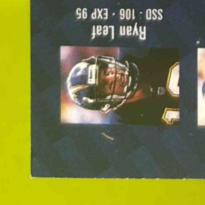 1999 Playoff Prestige SSD Natrone Means Checklists Auto /250 #CL25 Chargers