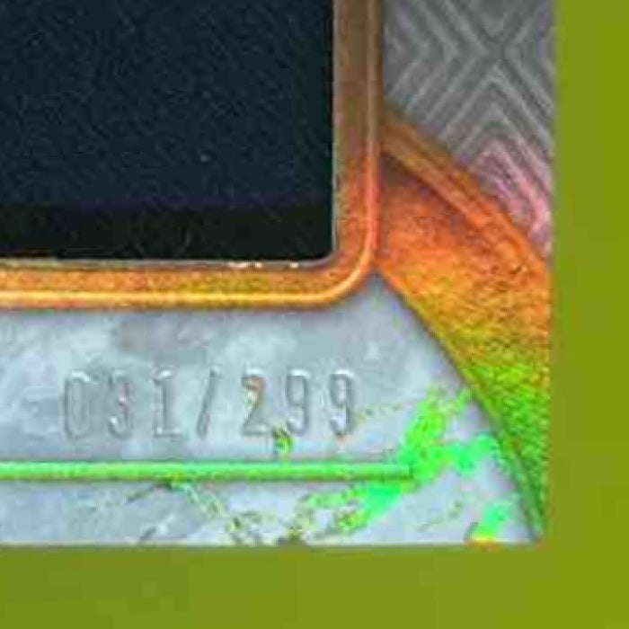 2024 Panini Gold Standard Will Levis White Memoribilia /299 MEM Tennessee Titans