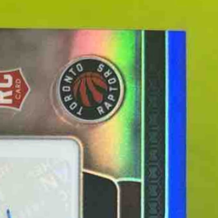 2024-25 Panini Prizm Ja'Kobe Walter Rookie Signatures Blue /49 Auto RC Raptors