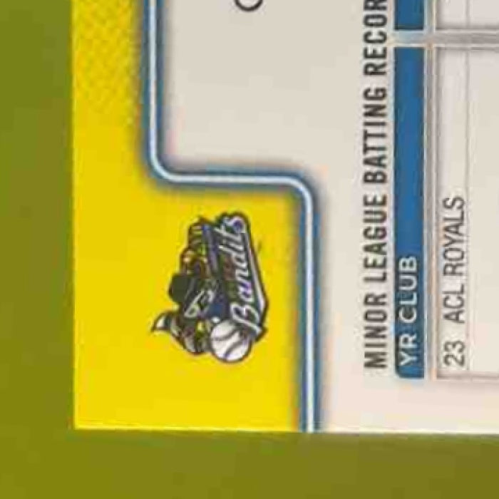 2025 Topps Pro Debut Blake Mitchell Auto Green Foil /99 River Bandits