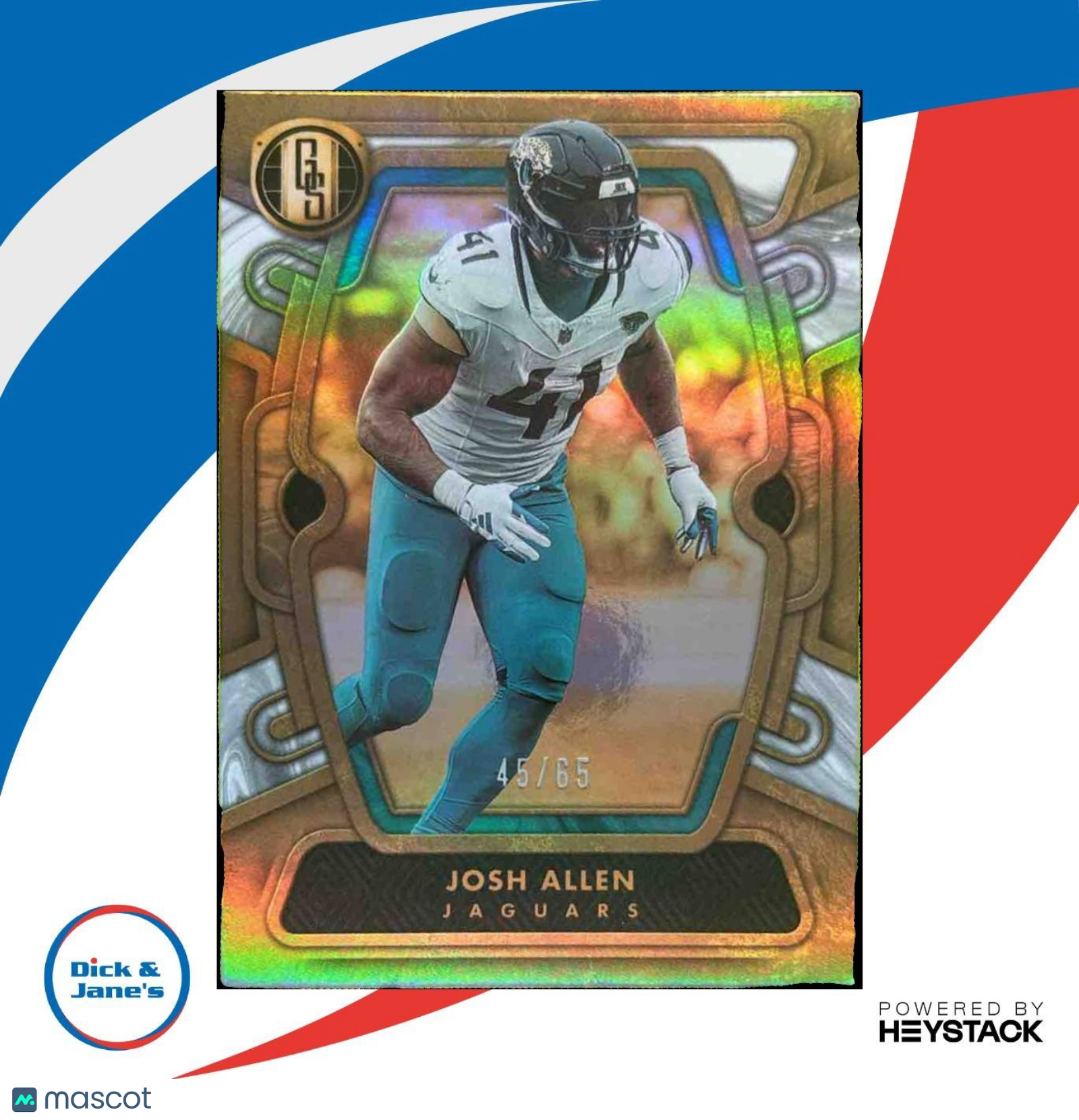 2024 Panini Gold Standard Josh Allen White 45/65 #10 Jacksonville Jaguars