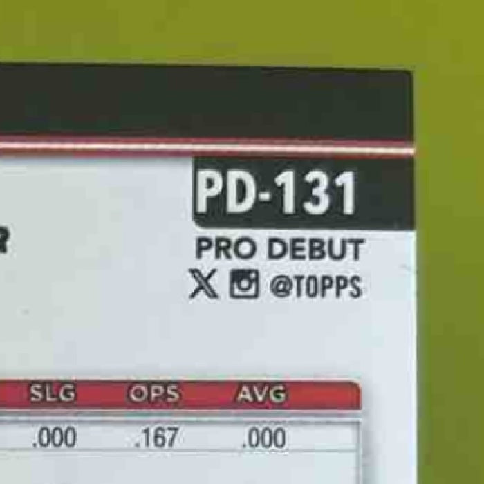 2025 Topps Pro Debut Jared Sundstrom Auto Orange Foil 17/25 #PD-131 Travelers
