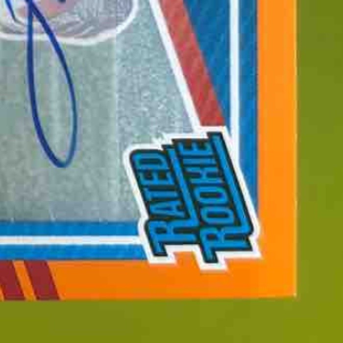 2025 Panini Donruss Jalen Royals Rated Rookie Auto Orange #321 RC Chiefs