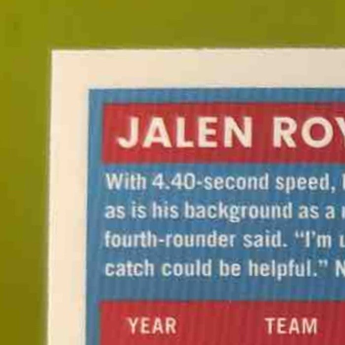 2025 Panini Donruss Jalen Royals Rated Rookie Auto Orange #321 RC Chiefs