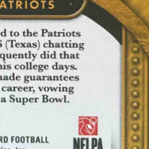 2024 Panini Gold Standard Ja'Lynn Polk Golden Debut Auto /10 RC Patriots