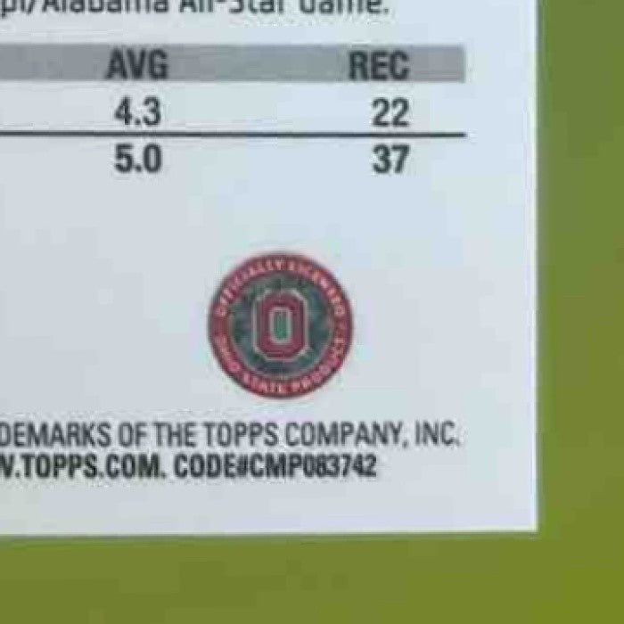 2024 Bowman Chrome University Quinshon Judkins Fuchsia /125 Ohio State Buckeyes