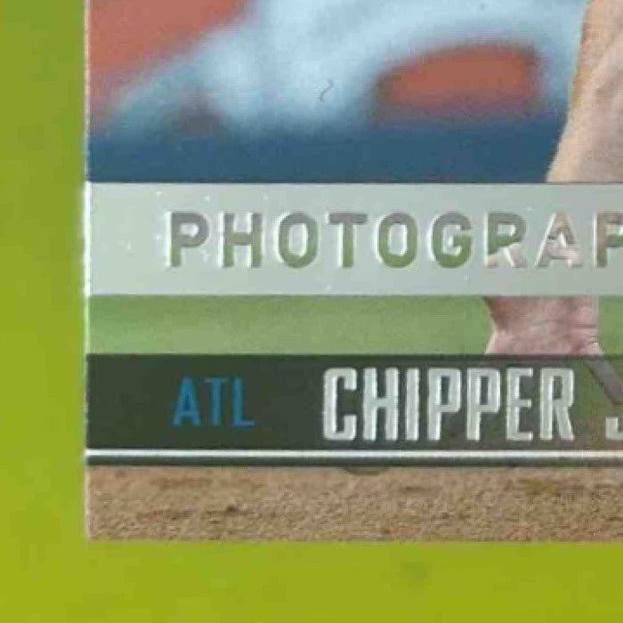 2021 Topps Stadium Club Chipper Jones Photographer's Proof #268 Atlanta Braves