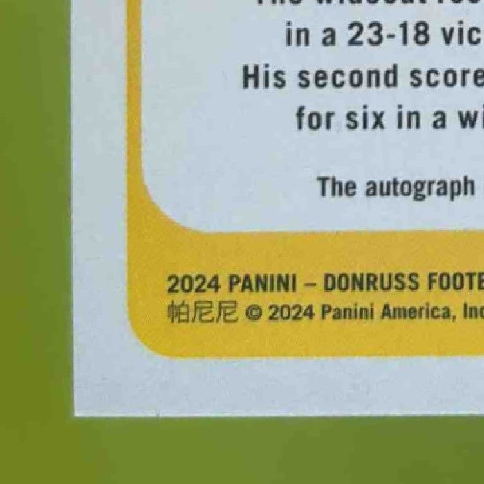 2024 Panini Donruss Calvin Austin III Signature Marks Auto Pittsburgh Steelers