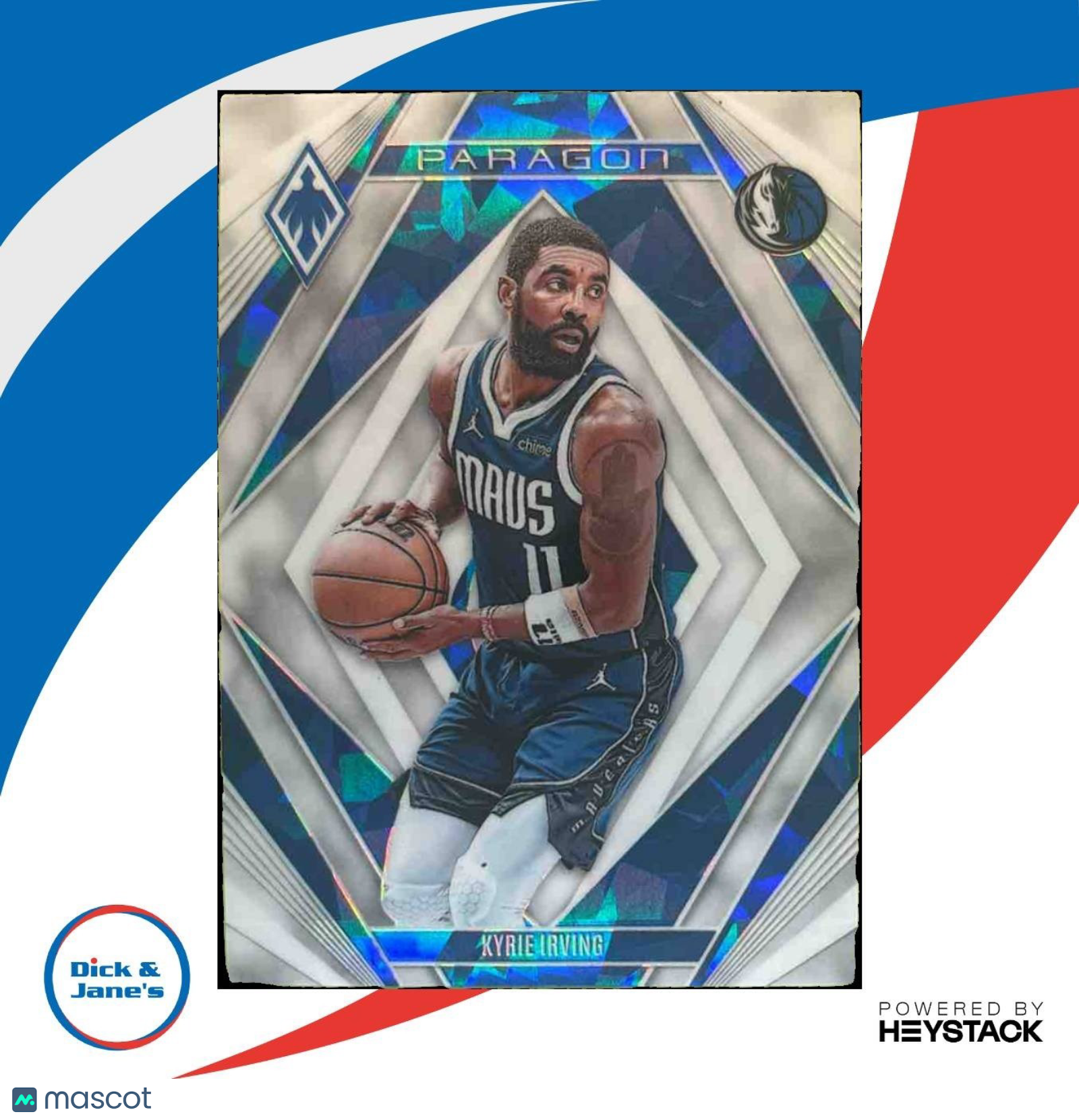 2023-24 Panini Phoenix Kyrie Irving Paragon White Ice /125 #18 Dallas Mavericks
