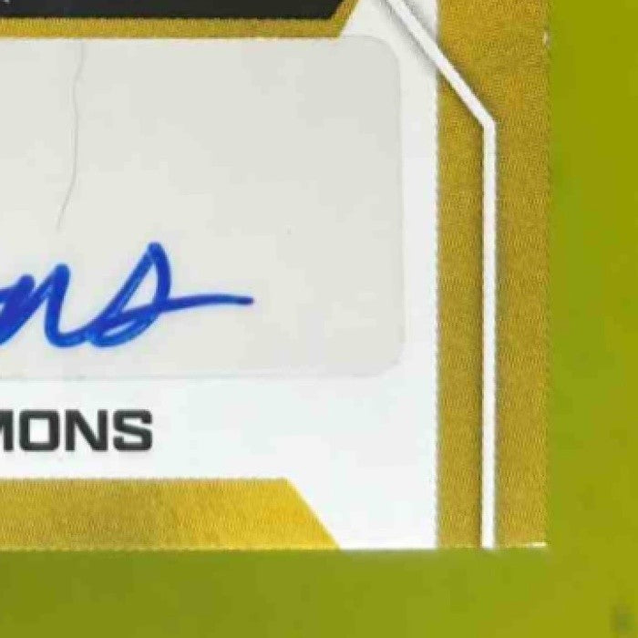 2022 Leaf Draft Micheal Clemons Auto Gold #BA-MC1 Texas A&M Aggies