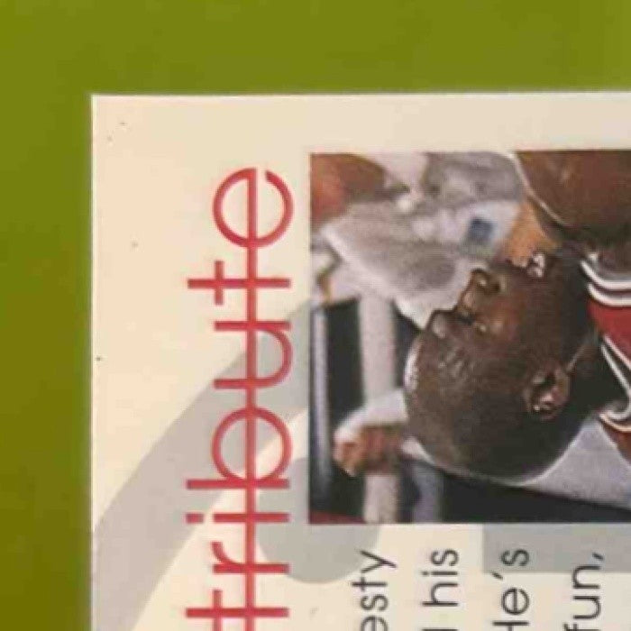 1997-98 Upper Deck Michael Jordan Tribute #MJ83 Chicago Bulls