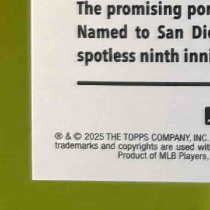 2025 Topps Update Omar Cruz Holiday Mummy 9/50 #US90 RC San Diego Padres